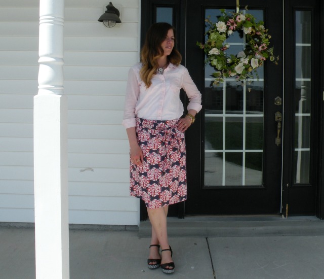 Pink Gingham and Florals